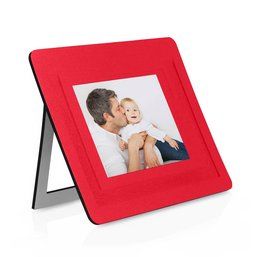 Alfombrilla de ratón personalizada portafotos en pvc/eva Rojo