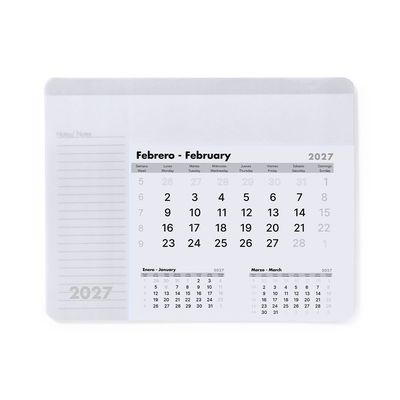 Alfombrilla Raton Personalizada Calendario Mensual 2027 