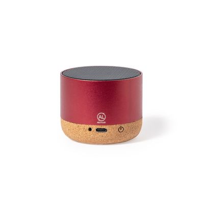 Altavoz 3W BT Aluminio Reciclado/Corcho