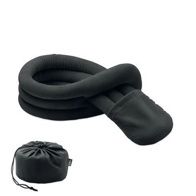 Almohada de viaje para soporte de cuello con bolsa