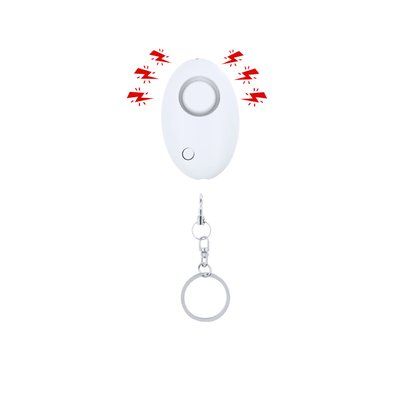 Alarma personal con linterna LED