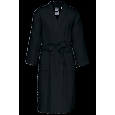 Albornoz de algodón Black L/Xl