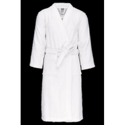 Albornoz algodón con bolsillos White Xl