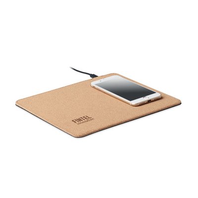 Alfombrilla de Corcho con Cargador 15W