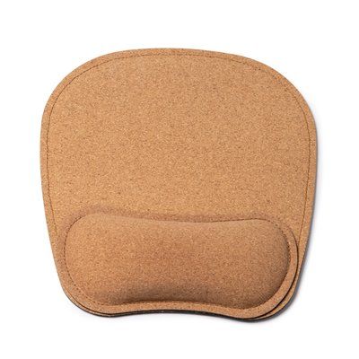 Alfombrilla ergonómica de corcho para ratón Crudo