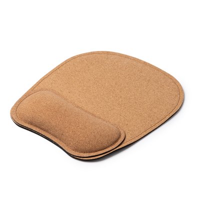 Alfombrilla ergonómica de corcho para ratón