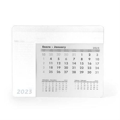 Alfombrilla de ratón con calendario
