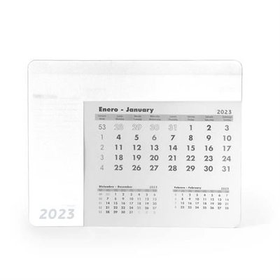 Alfombrilla de ratón con calendario
