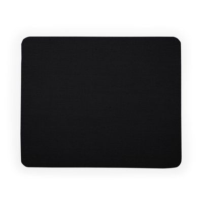 Alfombrilla para ratón de diseño plano Negro Talla Única Adulto