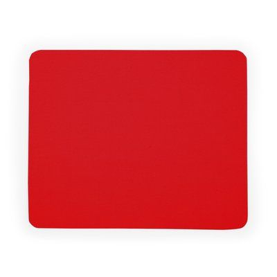 Alfombrilla para ratón de diseño plano Rojo Talla Única Adulto