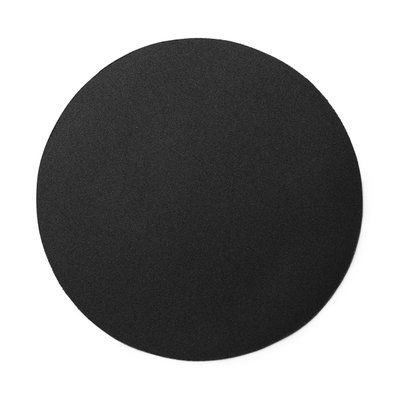 Alfombrilla redonda con base antideslizante Negro Talla Única Adulto