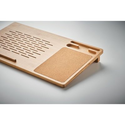 Alfombrilla Soporte Bambú para Portátil 