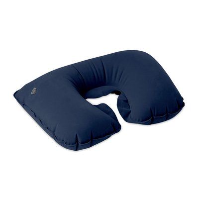 Almohada hinchable de cuello en bolsa de terciopelo