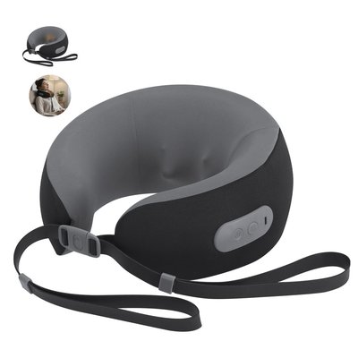 Almohada de viaje con masajeador de cuello