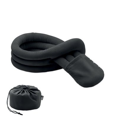 Almohada de viaje para soporte de cuello con bolsa