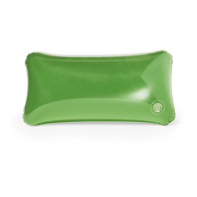 Almohadilla hinchable rectangular con una cara transparente Verde