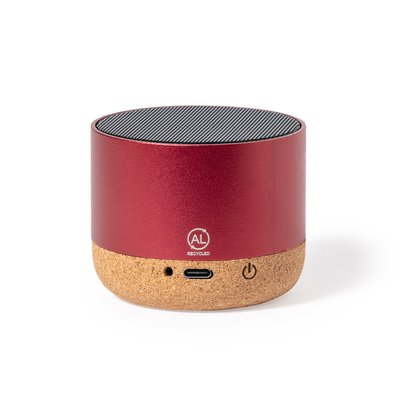 Altavoz 3W BT Aluminio Reciclado/Corcho