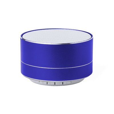 Altavoz 3W BT con radio y luz ambiente Azul