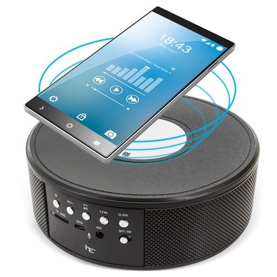 Altavoz 6W Despertador BT NFC y Lector SD