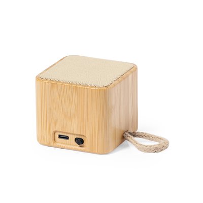 Altavoz Bluetooth bambú algodón 3W