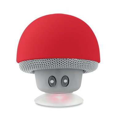Altavoz bluetooth en forma de seta con ventosa Rojo