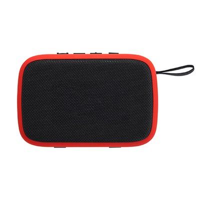 Altavoz Bluetooth inalámbrico con asa Rojo