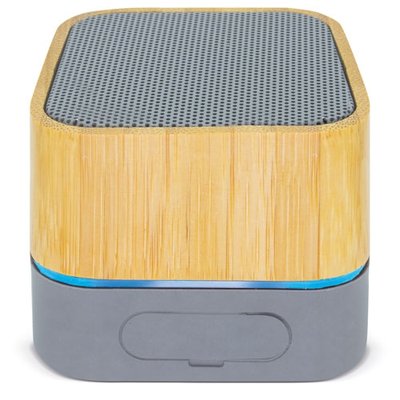 Altavoz BT Bambú Resistente al Agua