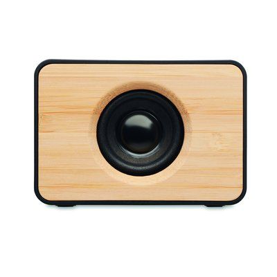 Altavoz Cargador Bambú 5.0 Inalámbrico