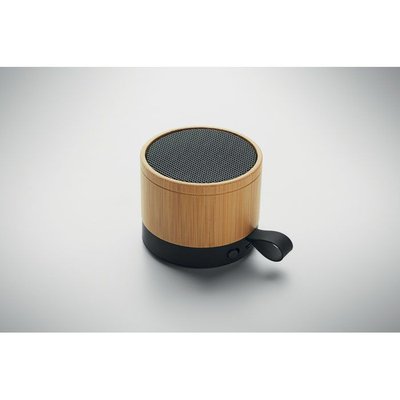 Altavoz inalámbrico 3W con carcasa de bambú