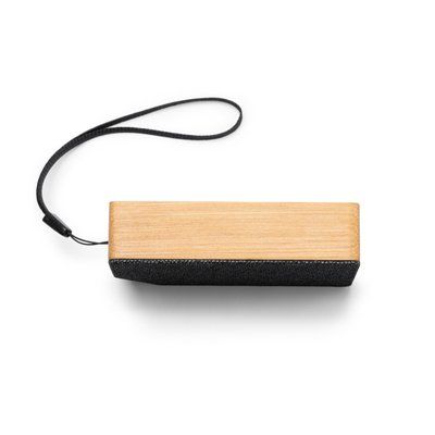 Altavoz inalámbrico de bambú con carga solar