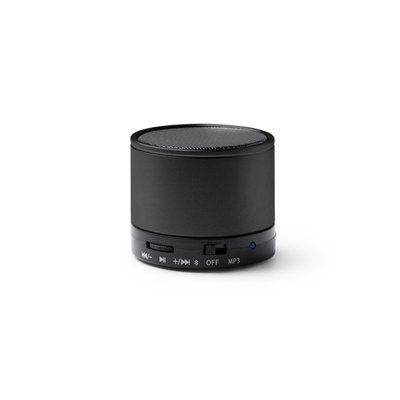 Altavoz inalámbrico con batería recargable 3W Negro Talla Única Adulto