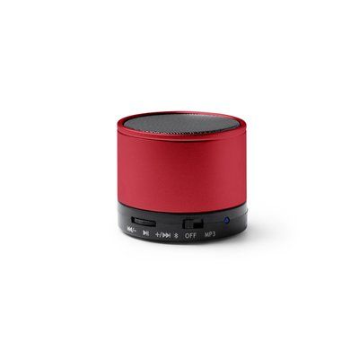 Altavoz inalámbrico con batería recargable 3W Rojo