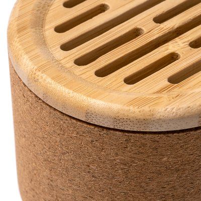 Altavoz inalámbrico de corcho 3W recargable