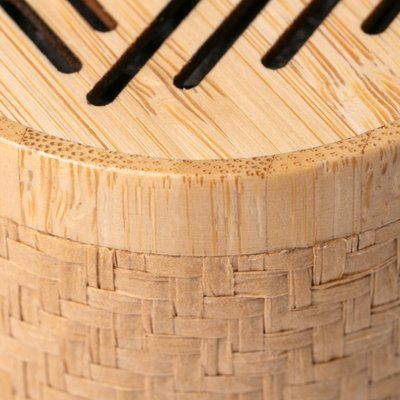 Altavoz inalámbrico de fibras naturales