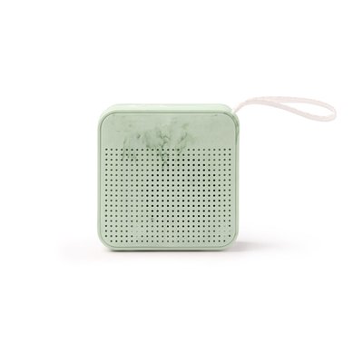 Altavoz inalámbrico de materiales reciclados Verde Helecho