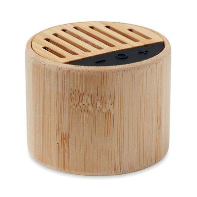 Altavoz LED Bambú 3W 4h Madera