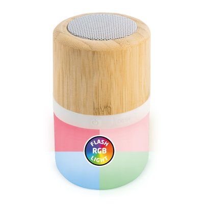 Altavoz Luminoso de Bambú