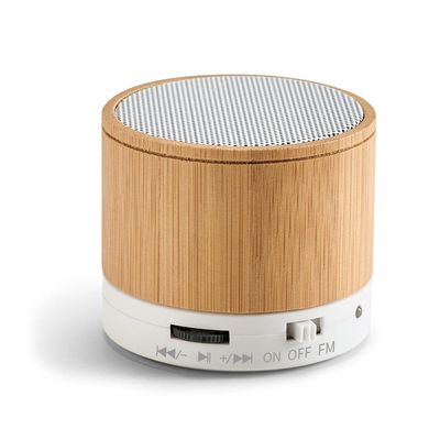 Altavoz Portátil de Bambú 3W BT 3.0 Natural