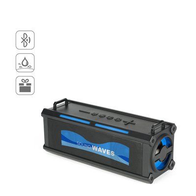 Altavoz portátil con correa y power bank