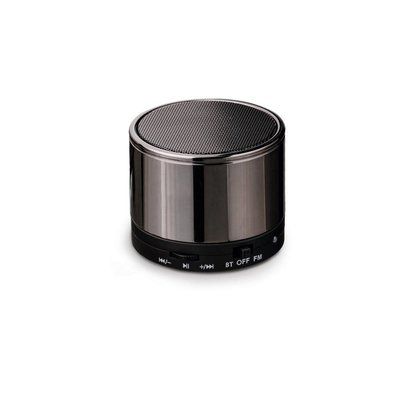 Altavoz portátil con micrófono Gun metal