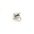Anillo Ajustable Ágatha R.P. Flor Fucsia