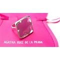 Anillo Ajustable Ágatha R.P. Flor Fucsia