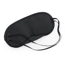 Antifaz de viaje con suave microfibra Negro