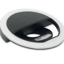 Anillo Luz LED 8cm para Selfies Negro