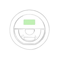 Anillo de Luz LED Recargable para Móvil | Centrado | 35 x 15