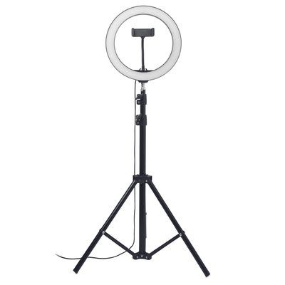 Anillo Luz LED 26 cm Negro