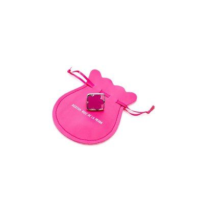 Anillo Ajustable Ágatha R.P. Flor Fucsia
