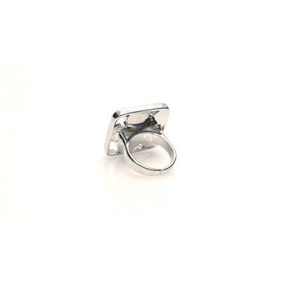 Anillo Ajustable Ágatha R.P. Flor Fucsia