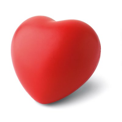 Anti-estrés Corazón PU Rojo
