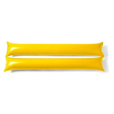 Aplaudidores en LDPE inflables Amarillo Talla Única Adulto